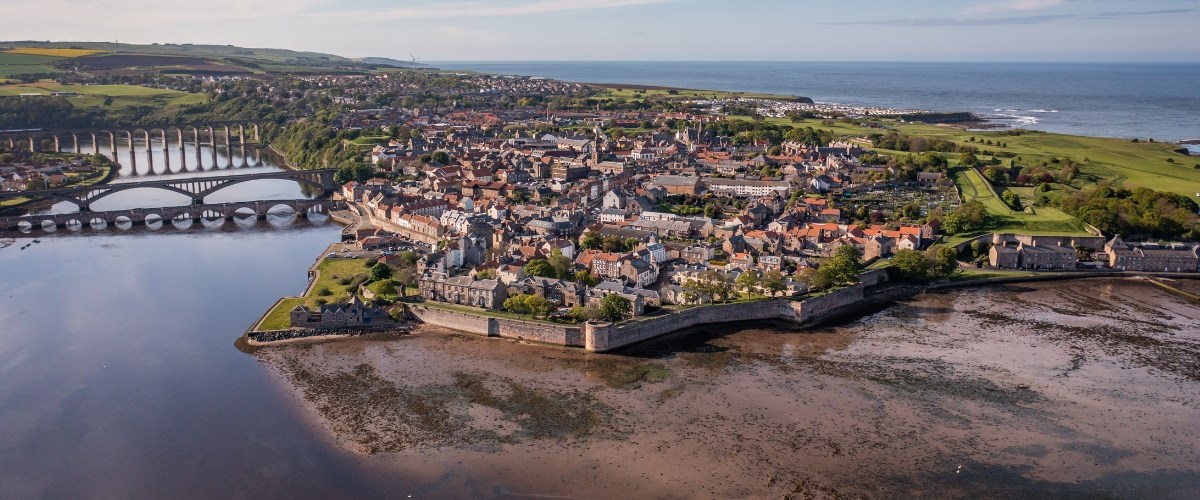 The Northumberland border town Berwick-on-Tweed adds story-book looks and a great sense of community