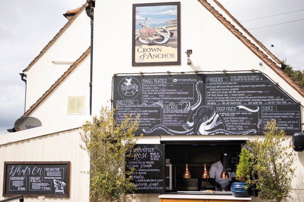 The Salt Shack’s menu is a work of art. Photography Matt Austin