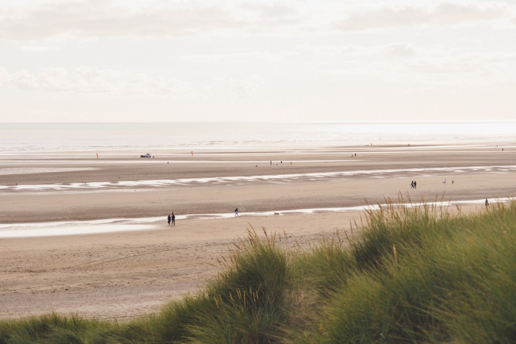 The beach is rarely crowded