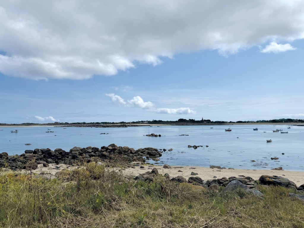 A panoramic view of Rousse Bay