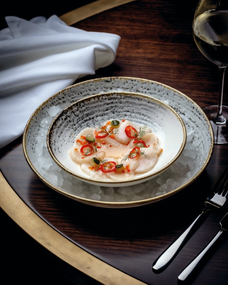 Scallop cured in yuzu and cucumber. Photo Credit @lateef.photography-125 (1)