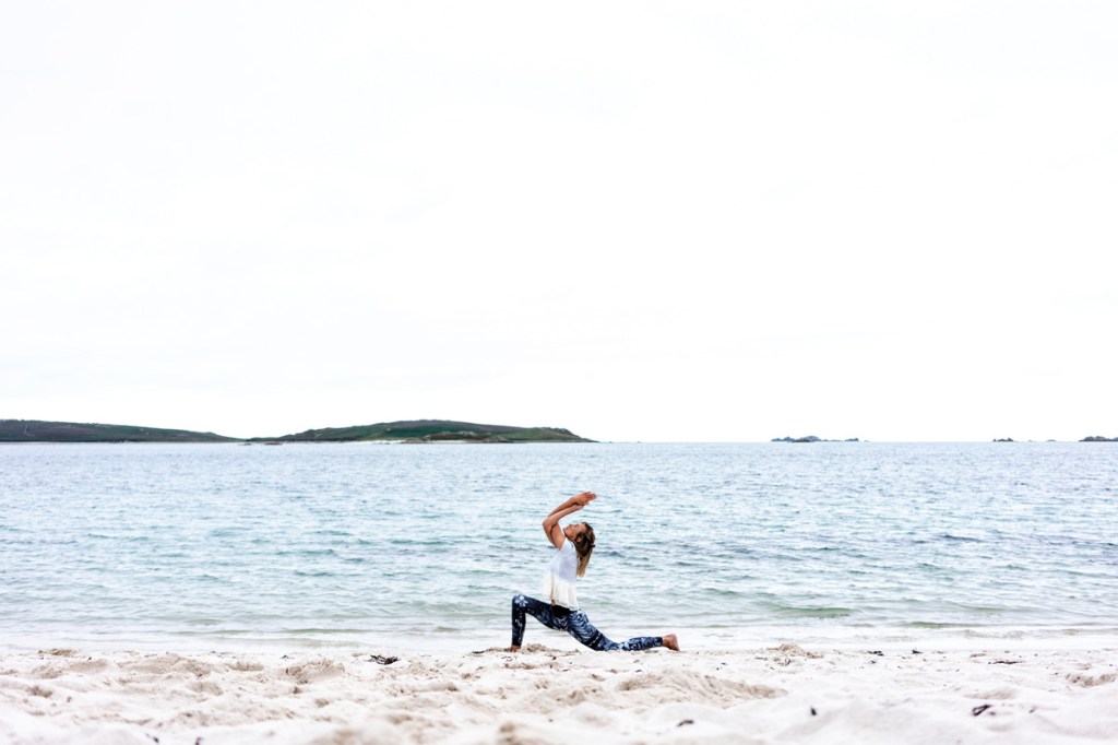 Yoga by the sea; reconnecting with nature is a focus of the festival