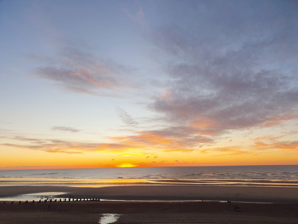 On a clear day, seeing the sunrise over 
a sea-level horizon is well worth the early start