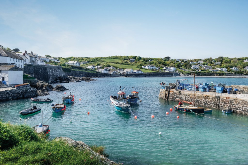 The charming harbour village of Coverack