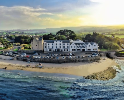 Ballygally Castle Hotel - aerial view 2_1