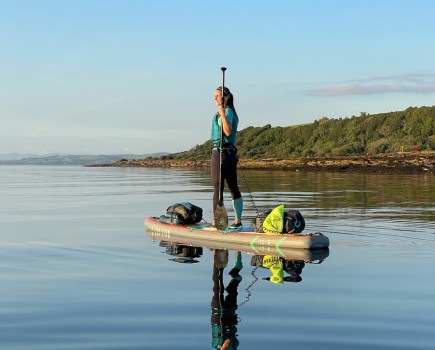 Linn van der Zanden, a SUP adventurer and instructor who Jo met in 2021