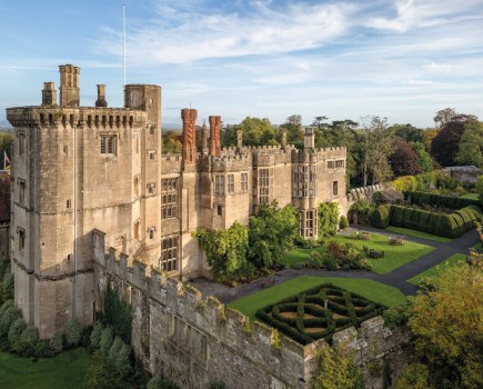 Thornbury Castle exterior and gardens